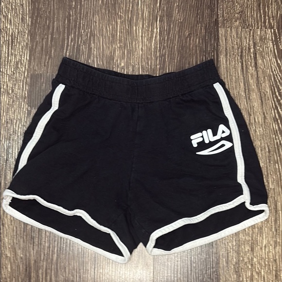 Fila Other - Girls size small black and white cotton shorts
